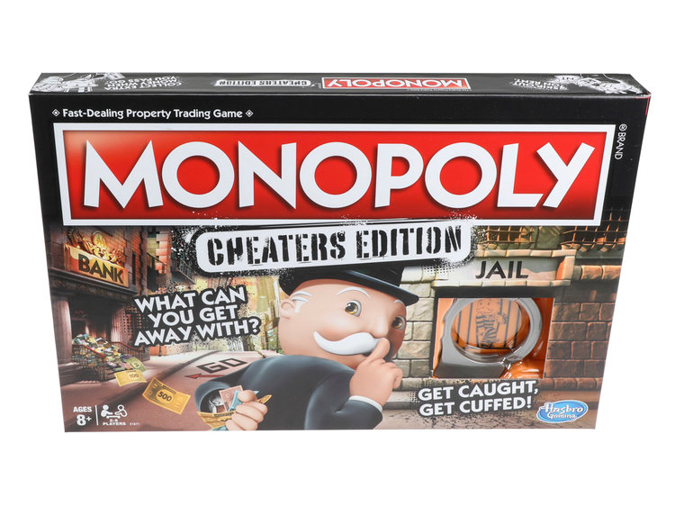 Monopoly are slingin’ a cheaters edition for those who can’t help but steal from the bank