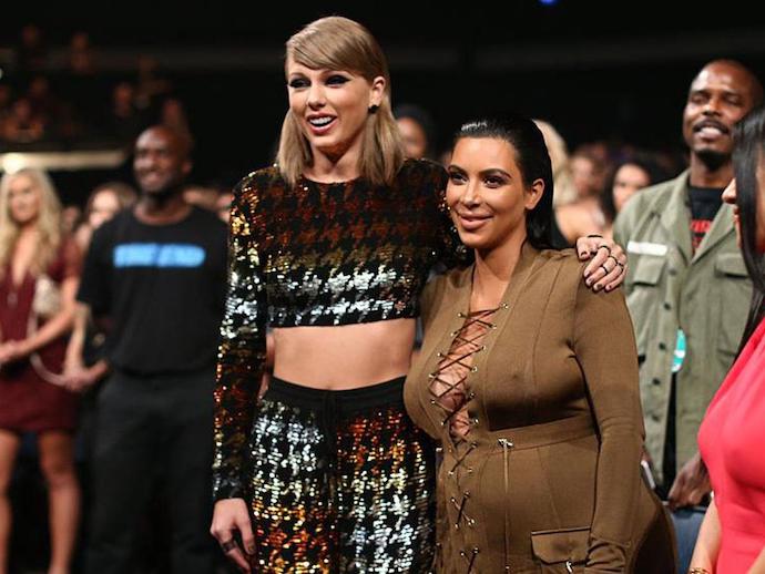 Kim Kardashian Sends A Cryptic Message To Taylor Swift And We’re Confused