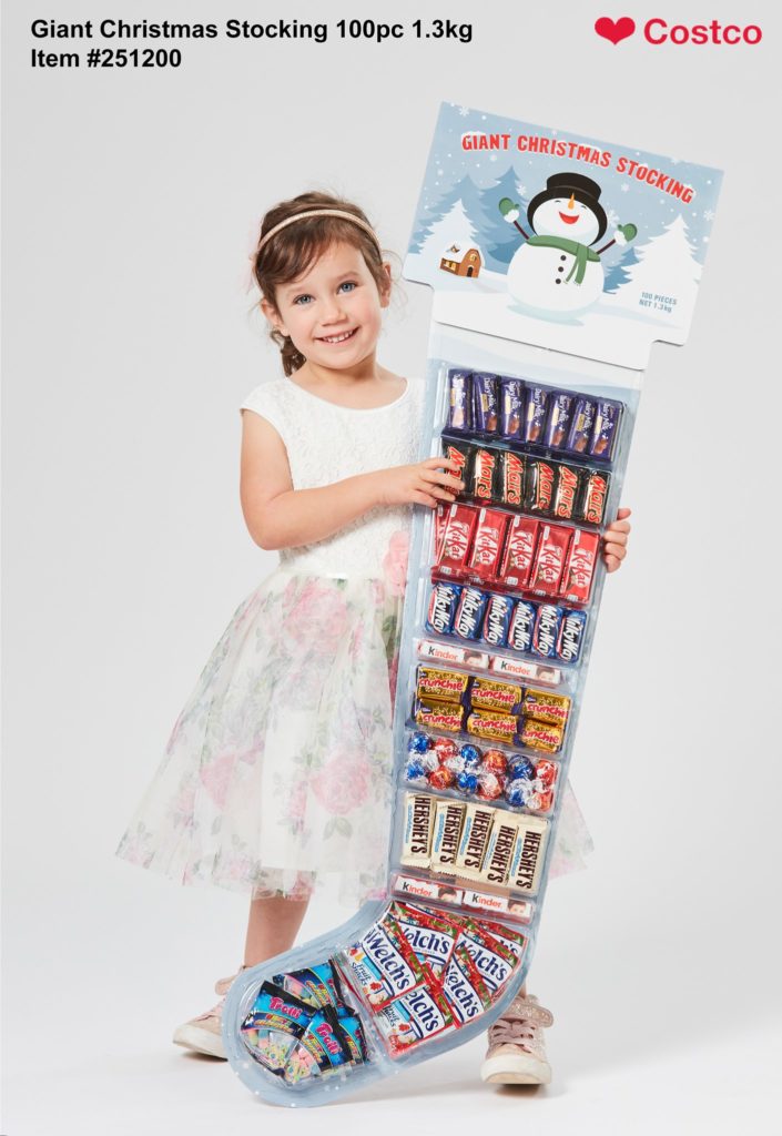 Costco Has Released A 1.3 Kilo Christmas Chocolate Stocking – Challenge Accepted