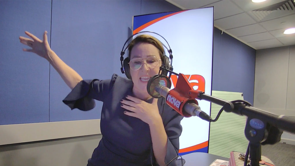 Julia Morris Takes On Fitzy & Wippa In Rap Battle