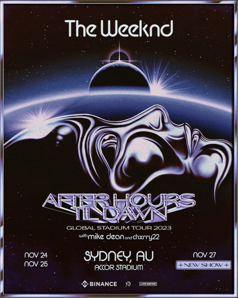 weeknd australia tour sydney
