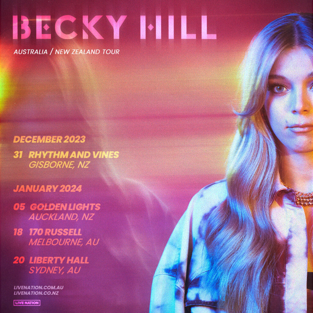 Dance Music Icon Becky Hill Announces Aussie Tour Dates