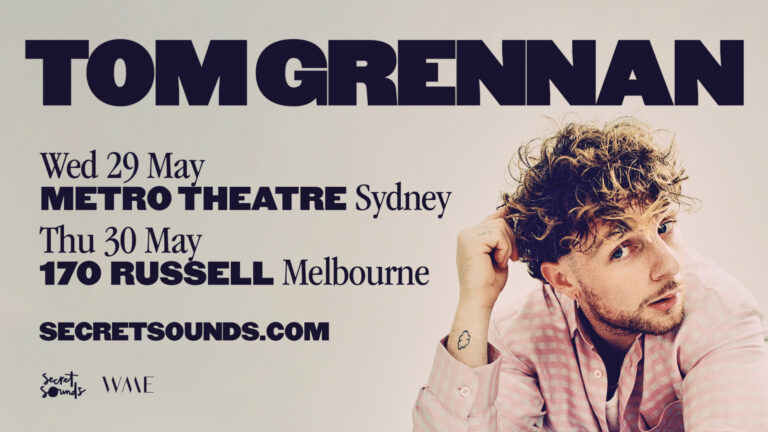 Singer-Songwriter Tom Grennan Announces Australian Dates