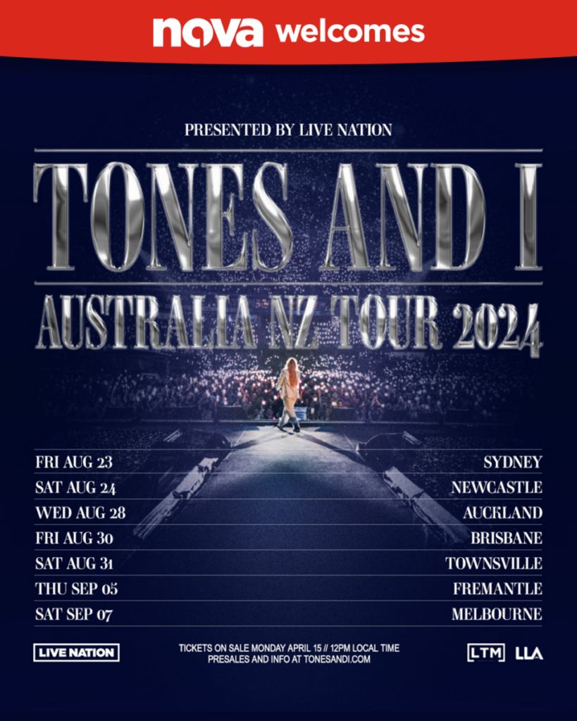 Tones And I Announces Headline Tour Across Australia