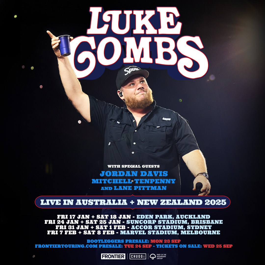 Luke Combs Announces Aussie Tour Dates Luke Combs Announces Aussie Tour Dates